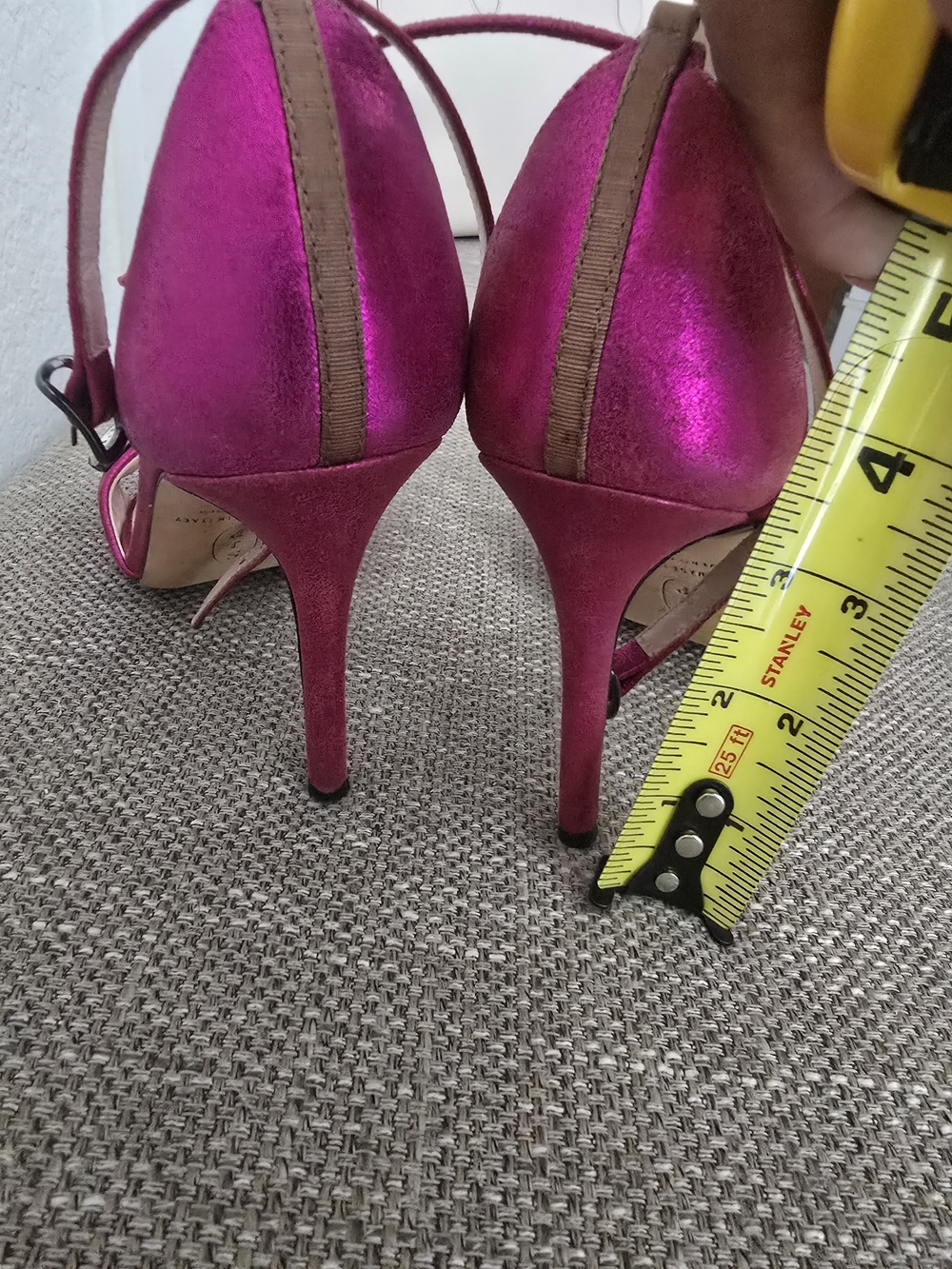 SJP by Sarah Jessica Parker Pandemonium Jeweled Ankle Strap High Heel Sandal - Picture 5 of 5
